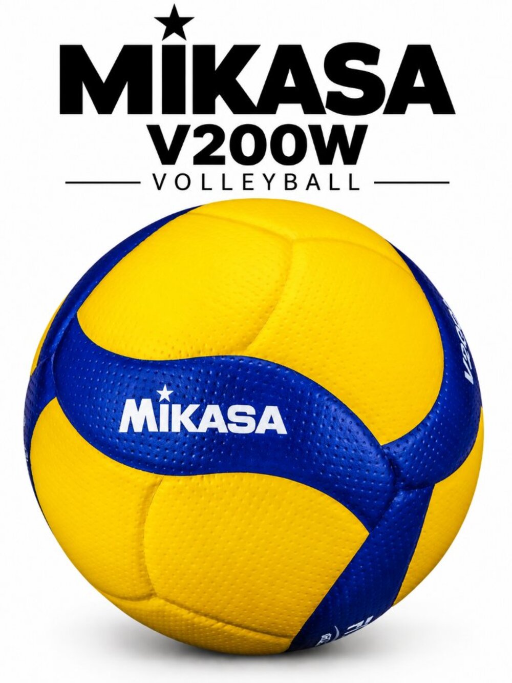 Share Mikasa V200W Volleyball Official Game Match Ball – FIVB Approved New
